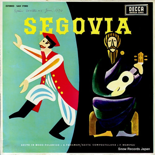 SEGOVIA, ANDRES suite in modo polonico / suite compostelana SAH17000