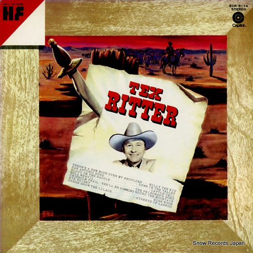 RITTER, TEX hall of fame ECR-8174