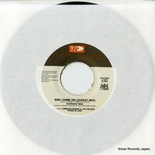 ELEPHANT MAN girl come on(street mix) VPS8862