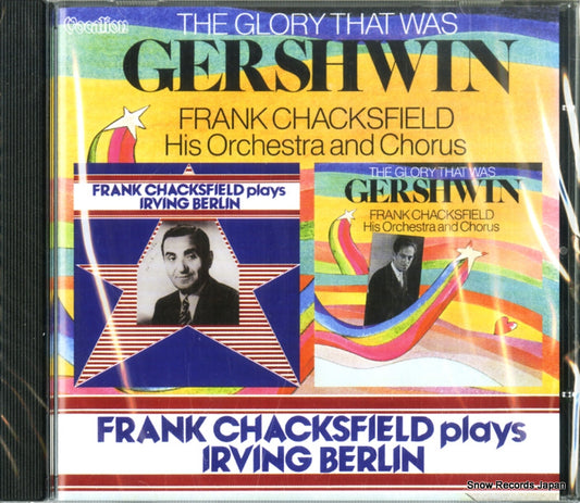 CHACKSFIELD, FRANK the glory that was gershwin & plays irving berlin CDLK4426