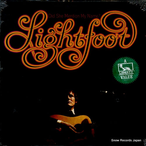 LIGHTFOOT, GORDON did she mention my name LN-10041