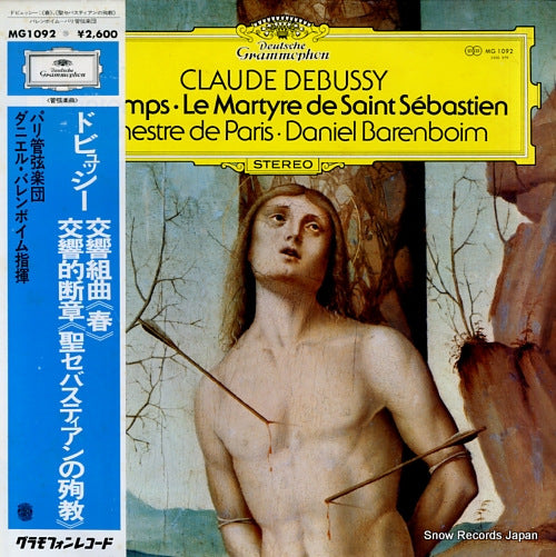 BARENBOIM, DANIEL debussy; printemps, le martyre de saint sebastien MG1092
