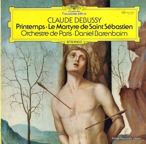 BARENBOIM, DANIEL debussy; printemps, le martyre de saint sebastien MG1092