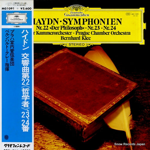 KLEE, BERNHARD haydn; symhonien nr.22 "der philosoph", nr.23, nr.24 MG1091