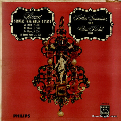 GRUMIAUX, ARHEUR mozart; sonatas para violin y piano A00432L