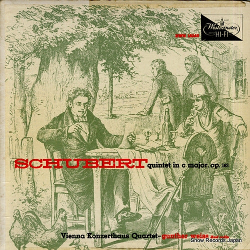 VIENNA KONZERTHAUS QUARTET schubert; quintet in c major, op.163 XWN18265