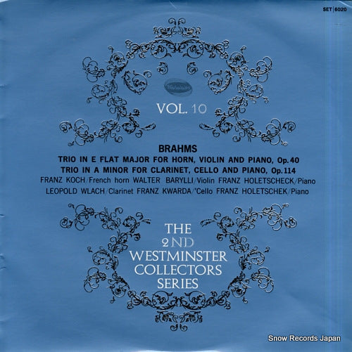 V/A brahms; trio in e flat major for horn, violin and piano SET6020