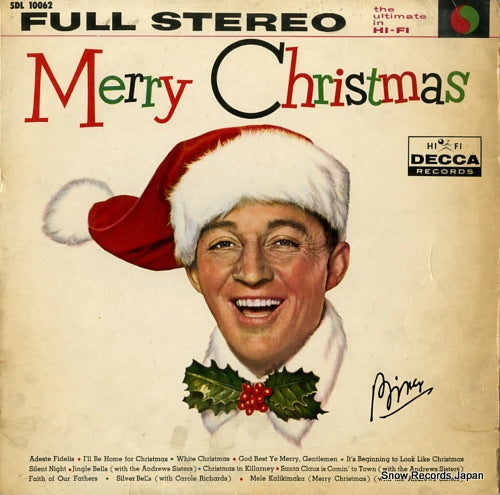CROSBY, BING merry christmas SDL10062