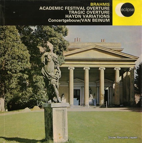 BEINUM, EDUARD VAN brahms; academic festival overture ECS520