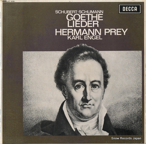PREY, HERMANN / KARL ENGEL goethe lieder LXT6161