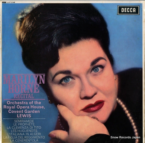 HORNE, MARILYN recital LXT6149