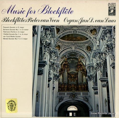 VEEN, PIETER VAN music for blockflote AA-8868