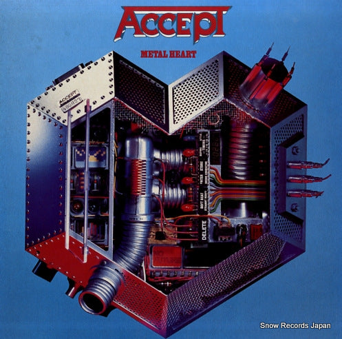 ACCEPT metal heart PRT26358