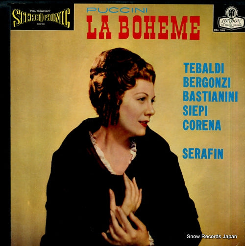 SERAFIN, TULLIO puccini; la boheme OSA1208