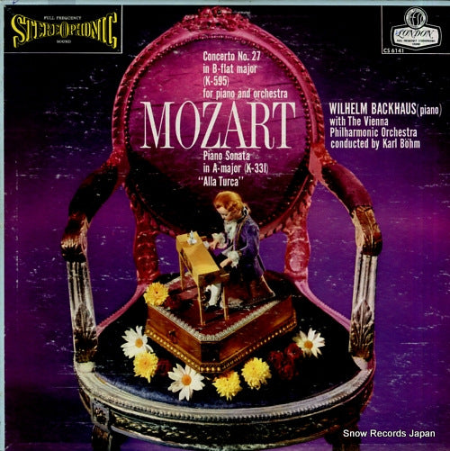 BACKHAUS, WILHELM mozart; concerto no.27 in b-flat major for piano and orchestra CS6141