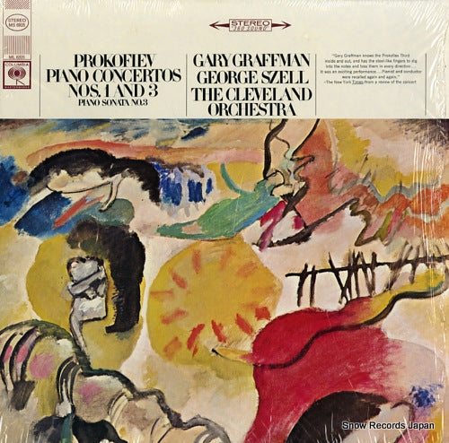 GRAFFMAN, GARY prokofiev; piano concertos nos 1 and 3 MS6925