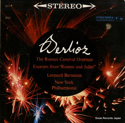 BERNSTEIN, LEONARD berlioz; the roman carnival overture excerpts from "romeo and juliet" MS6170