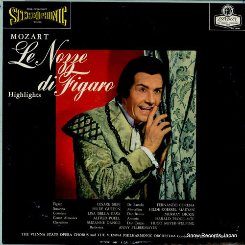 KLEIBER, ERICH mozart; le nozze di figaro highlights OS25045