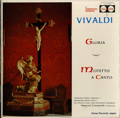 COURAUD, MARCEL vivaldi; gloria / motetto a canto ST-PL10.390