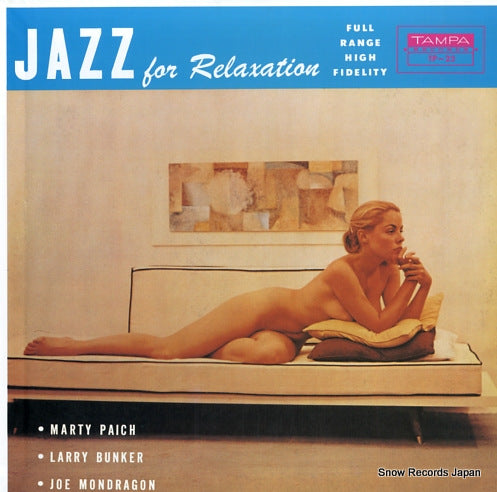 PAICH, MARTY jazz for relaxation TFJL-38014/TP-23