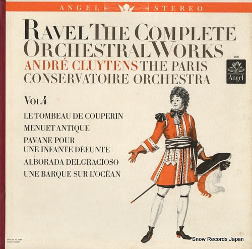 CLUYTENS, ANDRE ravel; the complete orchestral works vol.4 S.36111 / SD-3636-4