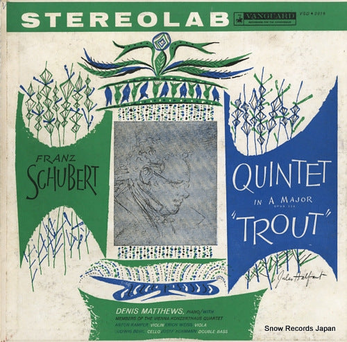 MATTHEWS, DENIS schubert; quintet in a major "trout" VSD-2019