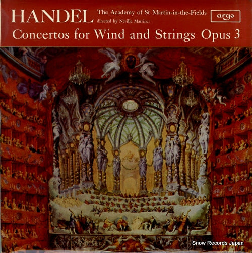 MARRINER, NEVILLE handel; concertos for wind and strings opus 3 ZRG5400