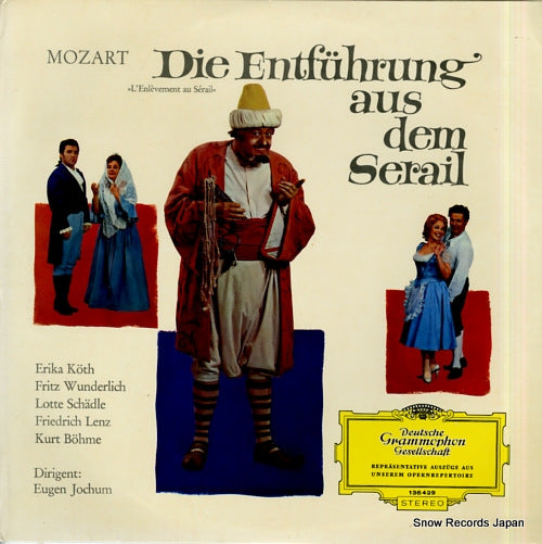 JOCHUM, EUGEN mozart; die entfuhrung aus dem serail SLPEM136429