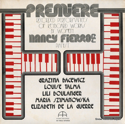 FIERRO, NANCY premiere AV-1012