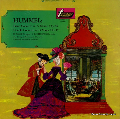 GALLING, MARTIN / SUSANNE LAUTENBACHER hummel; piano concerto in a minor op.85 TV34028S