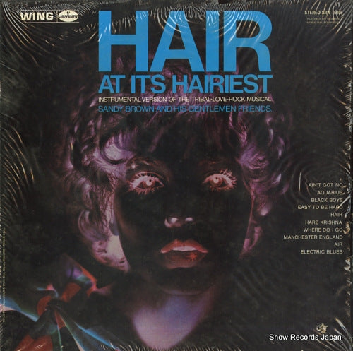 BROWN, SANDY hair at it's hairiest SRW16405