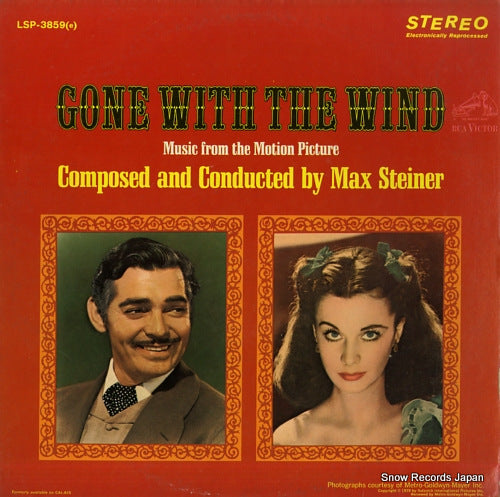 STEINER, MAX gone with the wind music from the motion picture LSP-3859