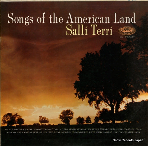 TERRI, SALLI songs of the american land P8522