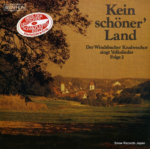 KNABENCHOR, WINDSBACHER kein schoner' land 67001005