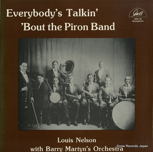 NELSON, LOUIS everybody's talkin' 'bout the piron band GHB-158