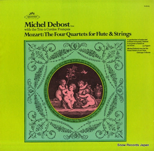 DEBOST, MICHEL mozart; the four quartets for flute & strings S-60246