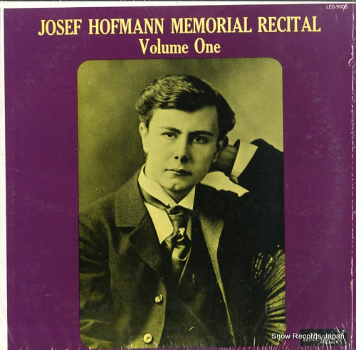 HOFMANN, JOSEF memorial recital vol.1 LEG-9005