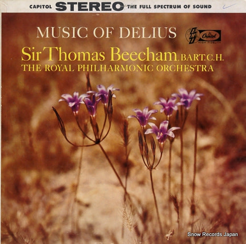 BEECHAM, THOMAS music of delius SG7116