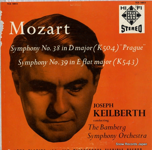 KEILBERTH, JOSEPH mozart; symphonyno.38 in d major "prague" TCS18013