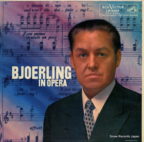 BJOERLING, JUSSI bjoerling in opera LM-2269