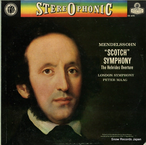 MAAG, PETER mendelssohn; scotch symphony/the hebrides overture CS6191