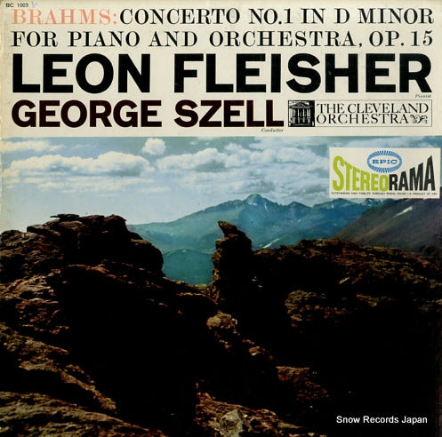 FLEISHER, LEON brahms; concerto no.1 in d minor for piano and orchestra op.15 BC1003