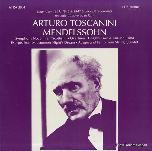 TOSCANINI, ARTURO mendelssohn ATRA3004