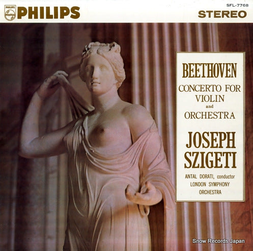 SZIGETI, JOSEPH beethoven; concerto for violin and orchestra SFL-7768