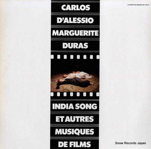 D'ALESSIO, CARLOS, AND MARGUERITE DURAS india song et autres musiques de films LDX74818