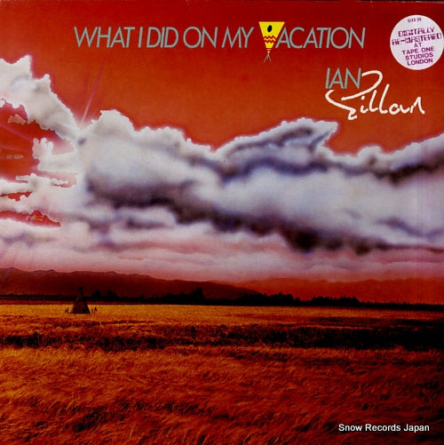 GILLAN, IAN what i did on my vacation DIXD39