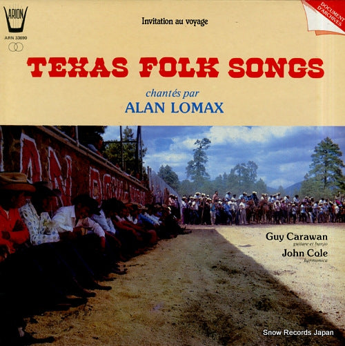 LOMAX, ALAN texas folk songs ARN33690