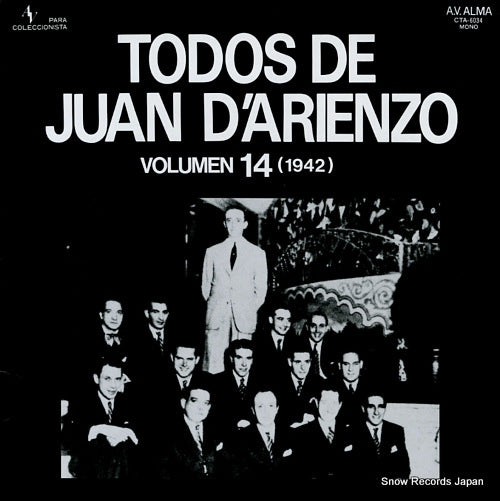 D'ARIENZO, JUAN todos de juan d'arienzo volume 14 (1942) CTA-6034