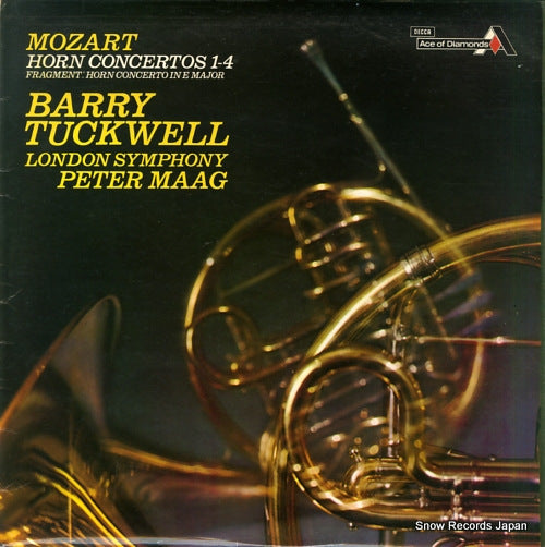 TUCKWELL, BARRY mozart; horn concertos 1-4 SDD364