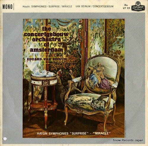 BEINUM, EDUARD VAN haydn; symphonies "surprise" "miracle" LY25